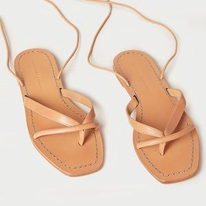 Loeffler Randall Lilla Honey Thong Wrap Sandal NWOT